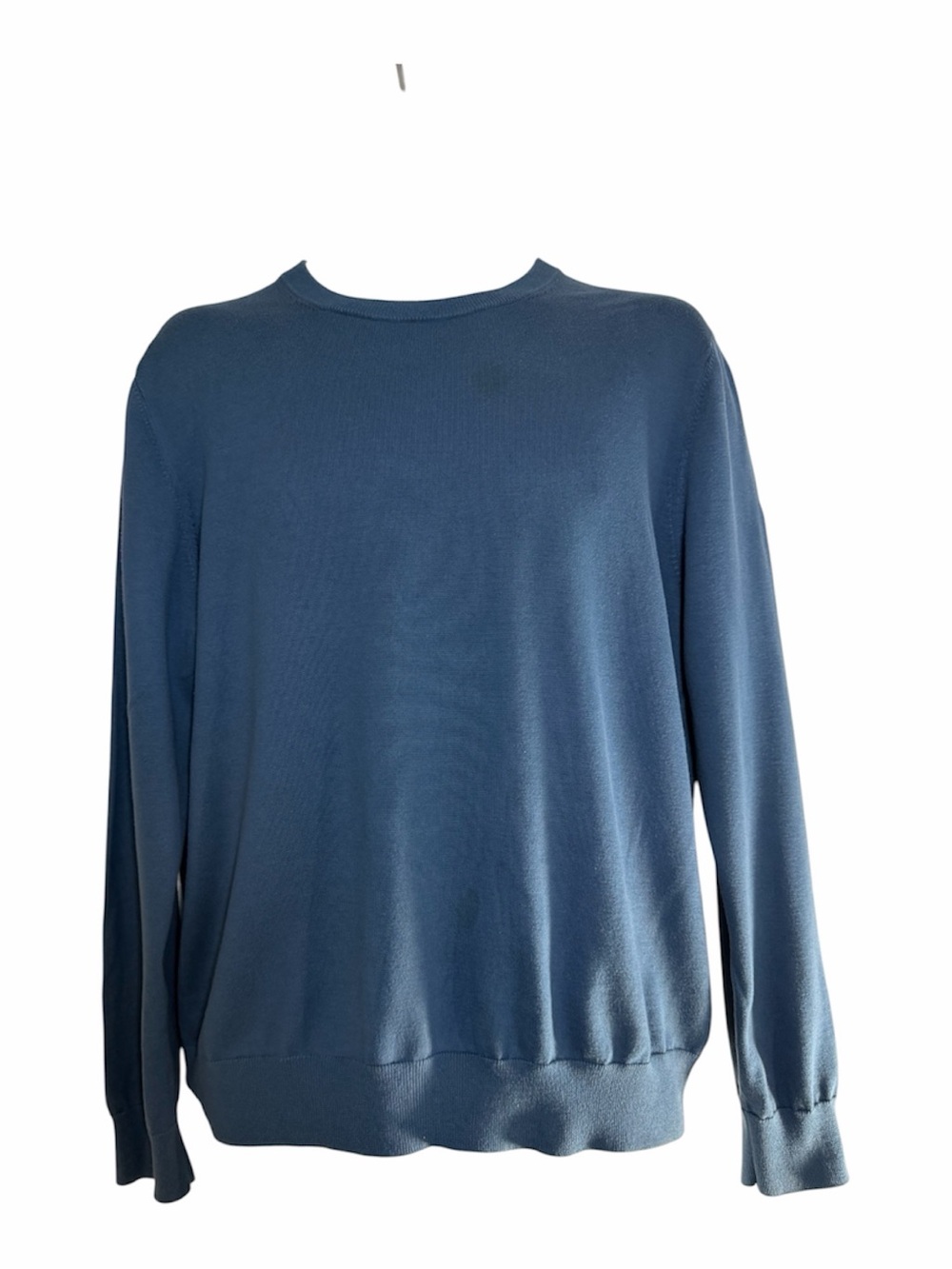 Brooks Brothers Men's Large Supima Cotton Crewneck Sweater Blue